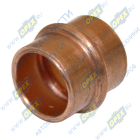 02218 Трубка (медь) ф16; без наконеч. L=18 прямая с головки осн. двигателя Т-130 с/и Techno Drive